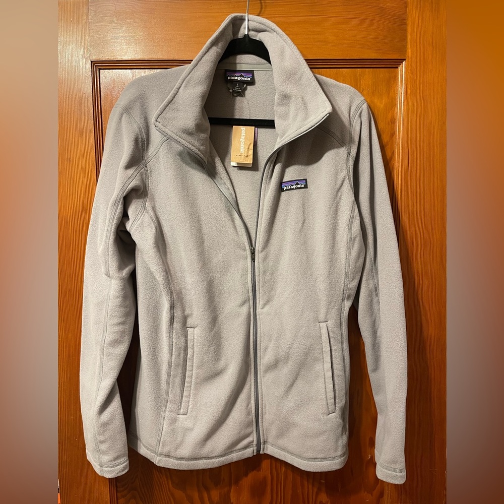 Women’s Large Gray Patagonia Micro D Fleece Jacket